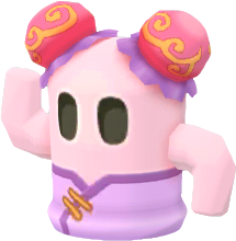 粉嫩中國風迷你陶俑