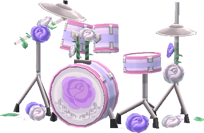 Rosengotik-Drumset