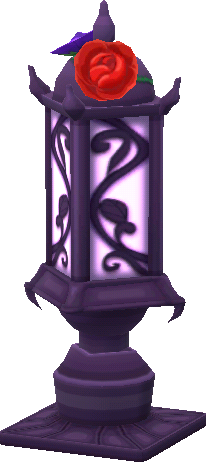 gothic rose lamp