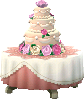 gâteau mariage roses