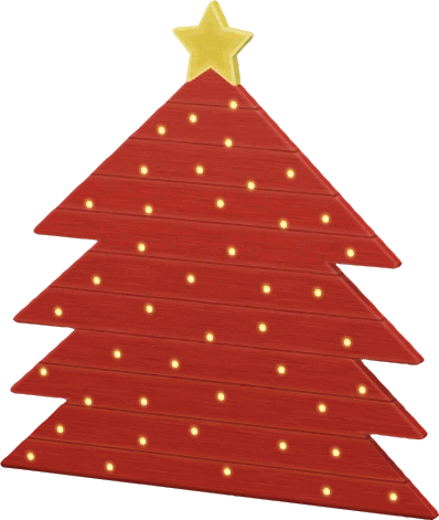 albero festaspetta rosso