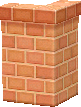 brick-fence corner