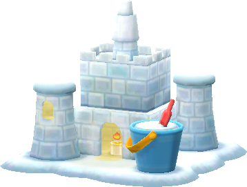 château de neige