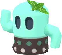 薄荷巧克力迷你陶俑