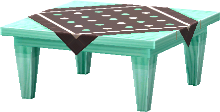 초코 민트 테이블