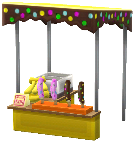 chocolate-banana stall