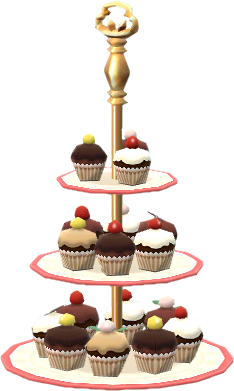 choco-cupcake stand