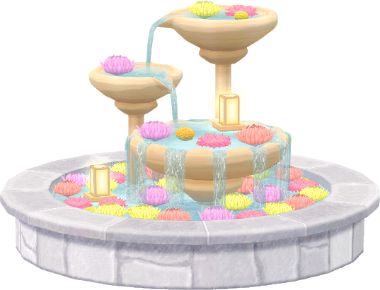 floral-shrine fountain