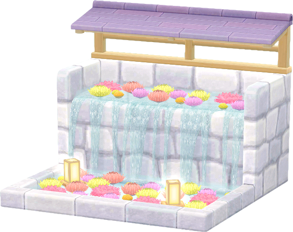floral-shrine waterfall