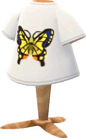 camiseta mariposa tigre
