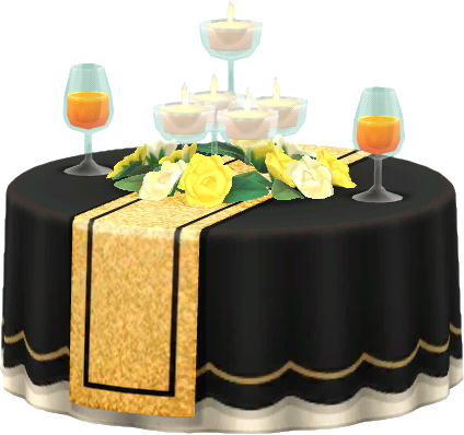 luxe toast table A