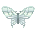 silver jungle butterfly
