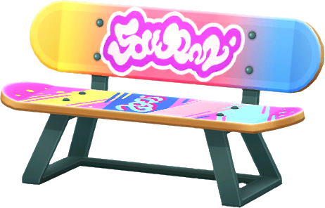 skateboard bench