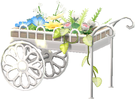 garden flower wagon