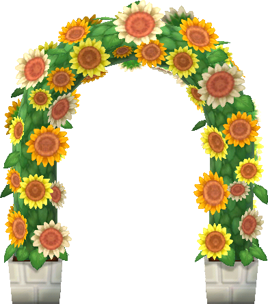 Sonnenblumen-Bogen