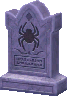 pierre tombale araignée