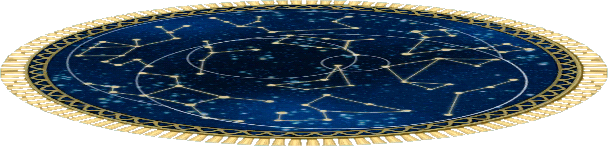 glittering star-chart rug