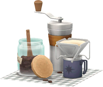 set café pour camping