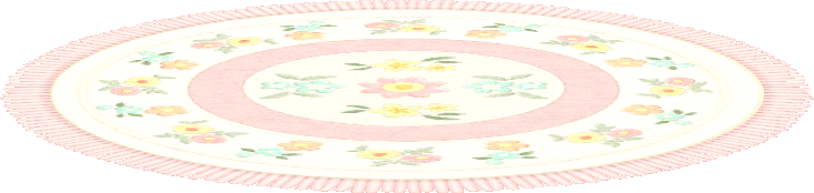 alfombra bordados rosa