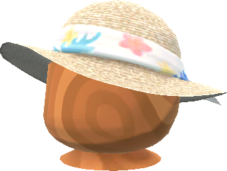 度假風草帽