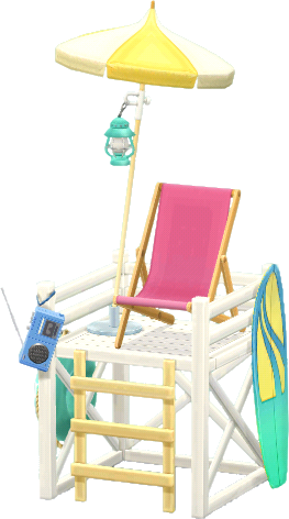 Strandwache-Stuhl