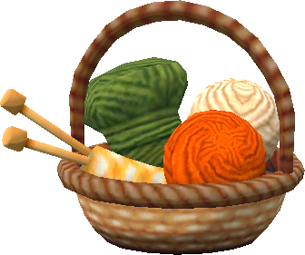 cozy yarn basket