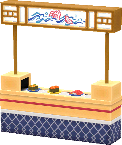 cinta de sushi recta