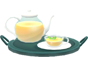 bandeja de té herbolario