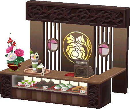 zen cafe counter