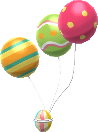 tea-party balloons