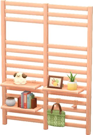 wood shelf screen