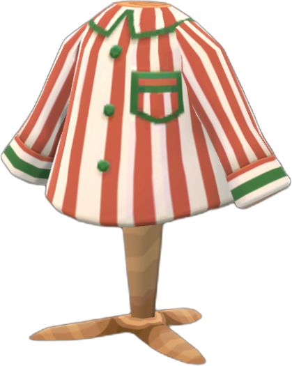 Streifen-Pyjamashirt