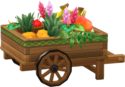 Tropenfrucht-Wagen