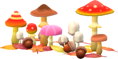 橫排蘑菇