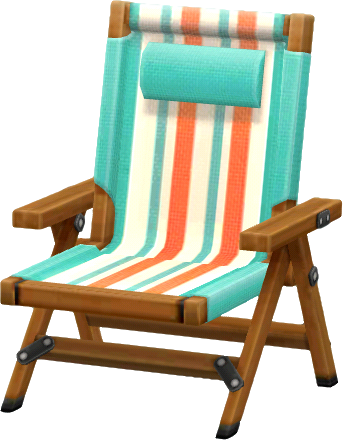 teal fishing lounger