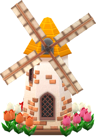 tulip-field windmill B