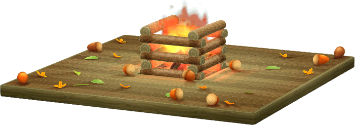 falò fiamme allegre