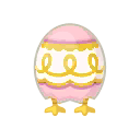 yellow-patterned eggy