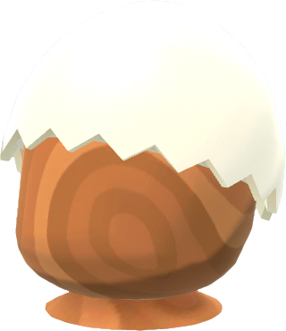 chapeau coquille d'œuf