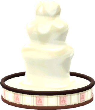 fontaine chocolat blanc