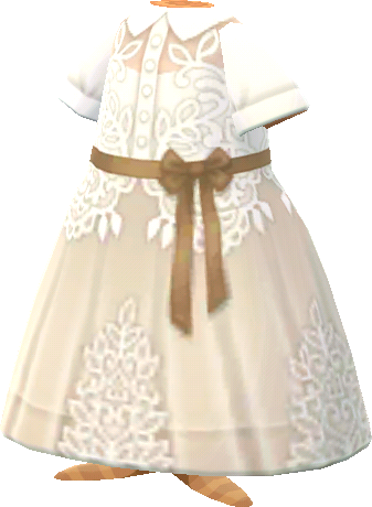 white-lace dress