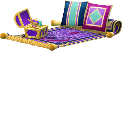 decorated magic carpet