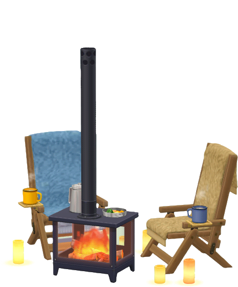 snuggly camp-stove set