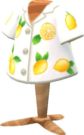 camicia leggera limoni