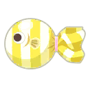 poisson bonbon jaune