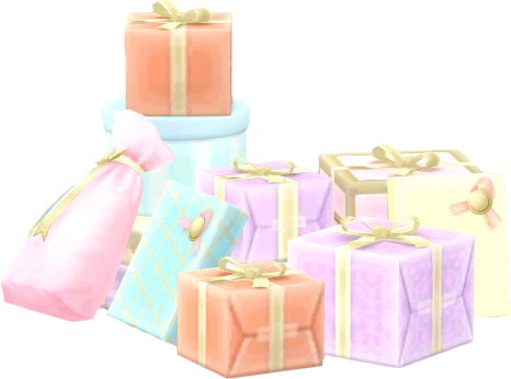 cadeaux pastel festifs