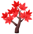 red maple sprig