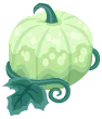 calabaza espectral verde