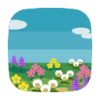 봄 꽃밭