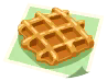 plain waffle